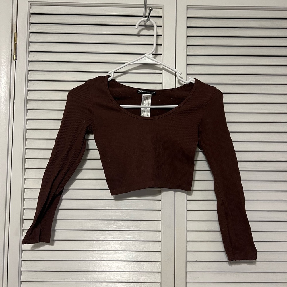 Zara Seamless Cropped Longsleeve